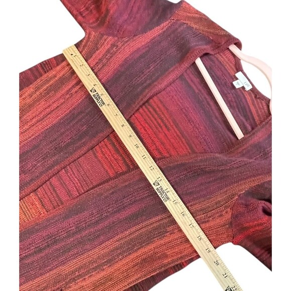 J Jill Cardigan Womens Size Small Orange‎ Brown Wool Long Sleeve Casual Career - Picture 8 of 9